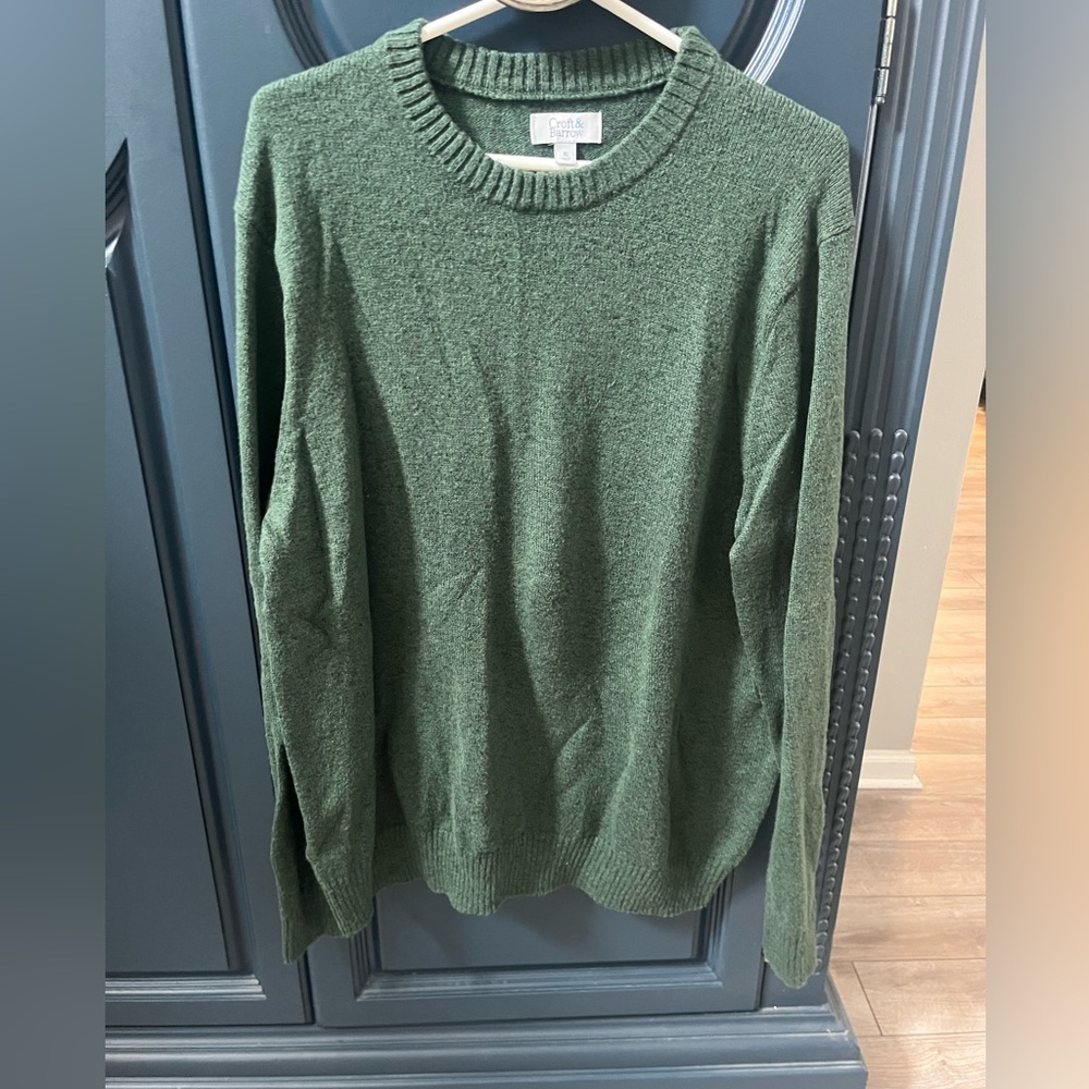 Croft & Barrow Forest Green Crewneck Sweater